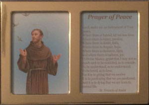 (image for) St Francis Prayer Frame