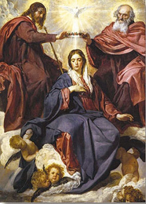 (image for) Magnet - Velazquez Coronation Virgin