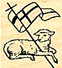 (image for) Rubber Stamp - Pascal Lamb (mounted)