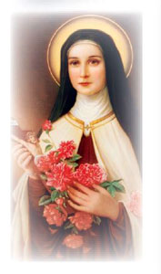 (image for) Holy Card - St. Theresa of the Child Jesus - paper