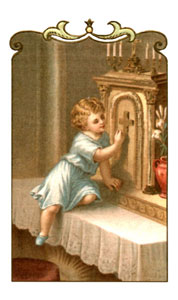 (image for) Holy Card - Spiritual Communion Holy Card with Prayer