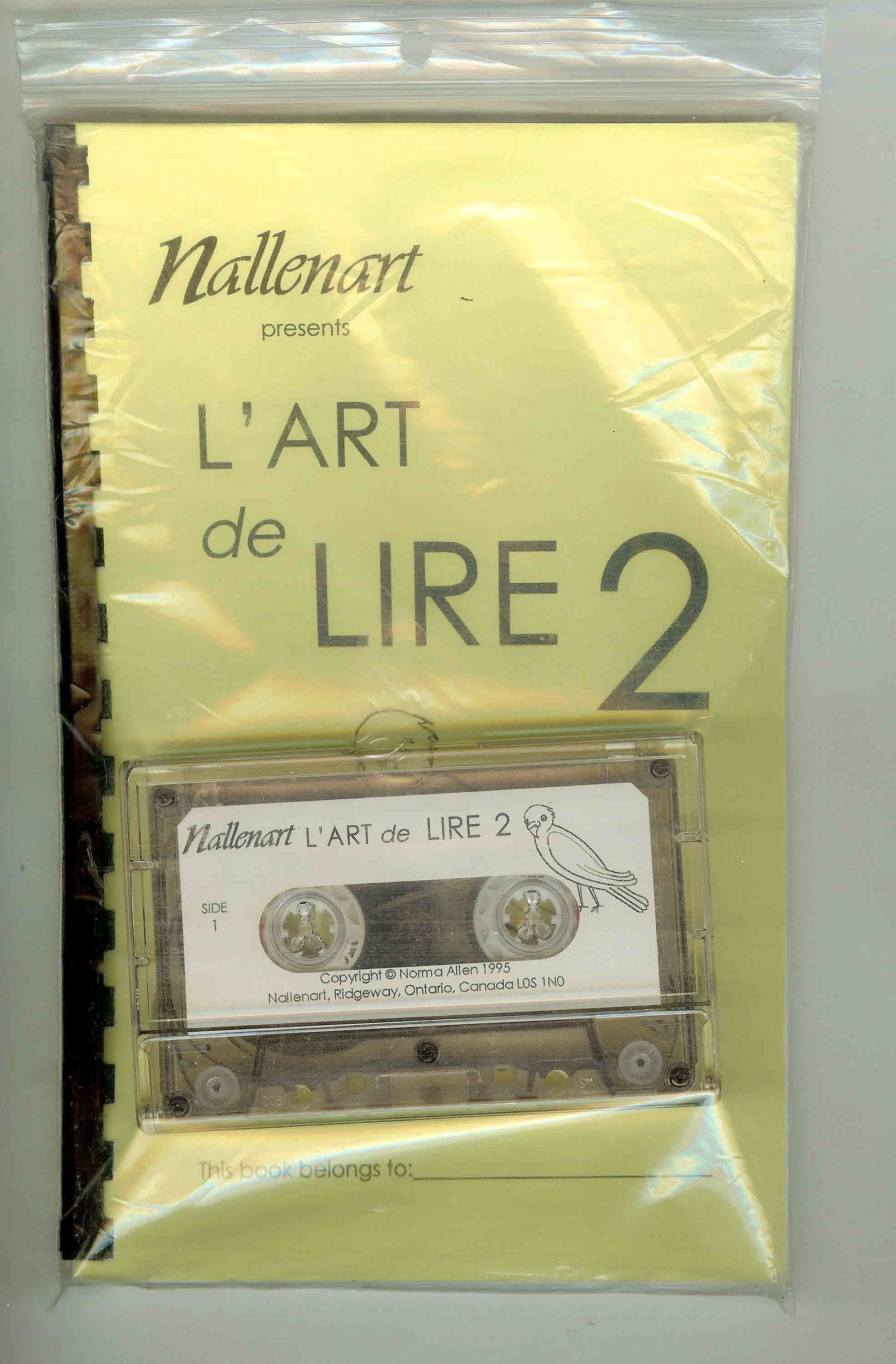 (image for) L Art de LIRE Level 2-6 SET workbooks and cassettes