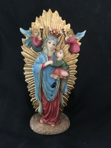 (image for) Statue - Florentine 4" Resin - Our Lady of Perpetual Help