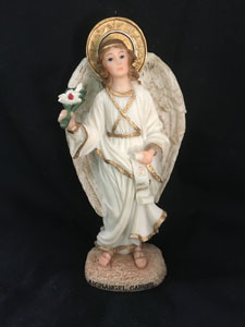 (image for) Statue - Florentine 5.25" Resin - St. Gabriel