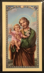 (image for) Holy Card - St. Joseph (laminated)