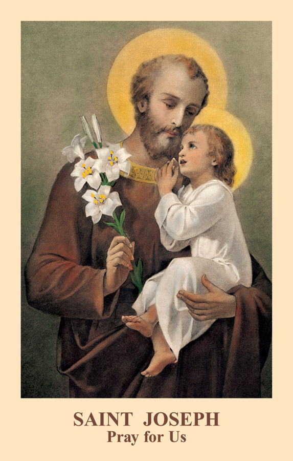 (image for) Prayercard - The Memorare of St. Joseph