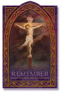 (image for) 1209 Holy Card: Crucifixion (pack of 25)