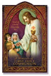 (image for) 1210 Holy Card: First Communion (pack of 25)