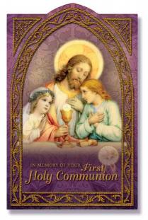 (image for) 1211 Holy Card: First Communion 2 (pack of 25)