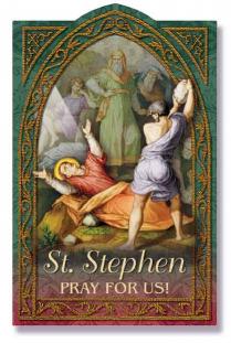 (image for) 1225 Holy Card: St. Stephen (pack of 25)