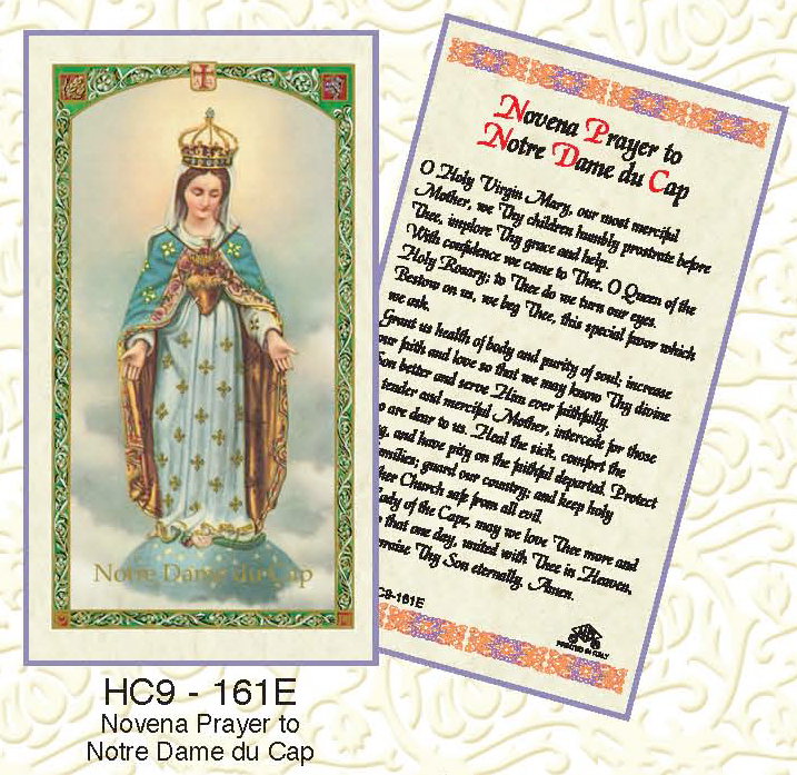 (image for) Holy Card: Notre Dame Du Cap - Novena Prayer