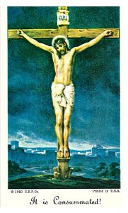 (image for) Holy Card - Crucifixion