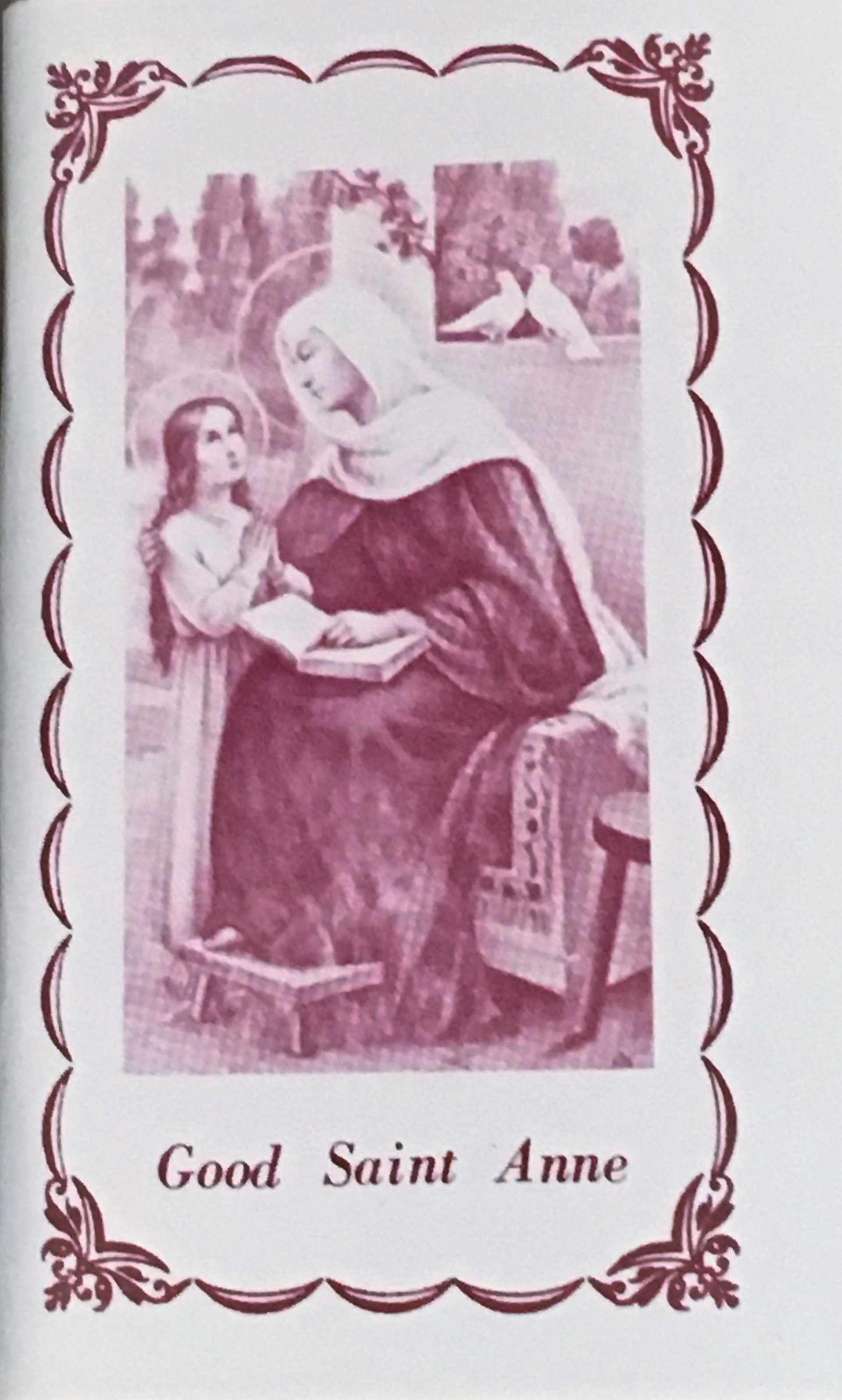 (image for) Pamphlet - Good Saint Anne