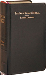 (image for) Father Francis X Lasance: THE NEW ROMAN MISSAL By Rev. F.X. Lasance Original 1945 reprint