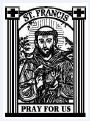 (image for) Rubber Stamp - St. Francis