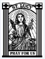 (image for) Rubber Stamp - St. Lucy