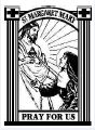 (image for) Rubber Stamp - St. Margaret Mary