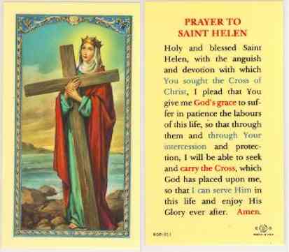 (image for) Holy Card: St. Helen (laminated)